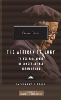 Cover of 'The African Trilogy', featuring a portrait of the author.