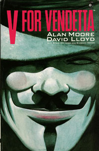 Book cover of Moore's 'V for Vendetta'